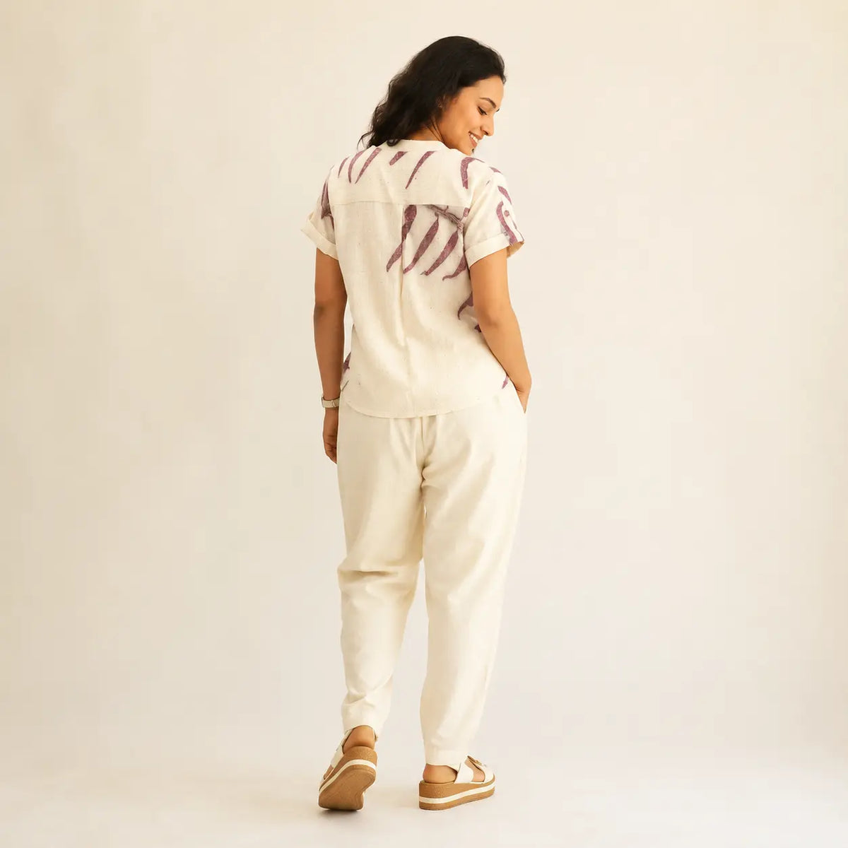 Button up eucalyptus top
