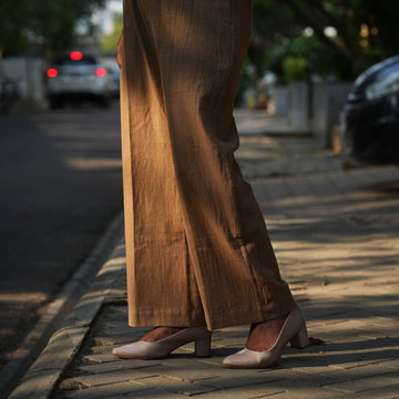 BROWN COTTON PANT