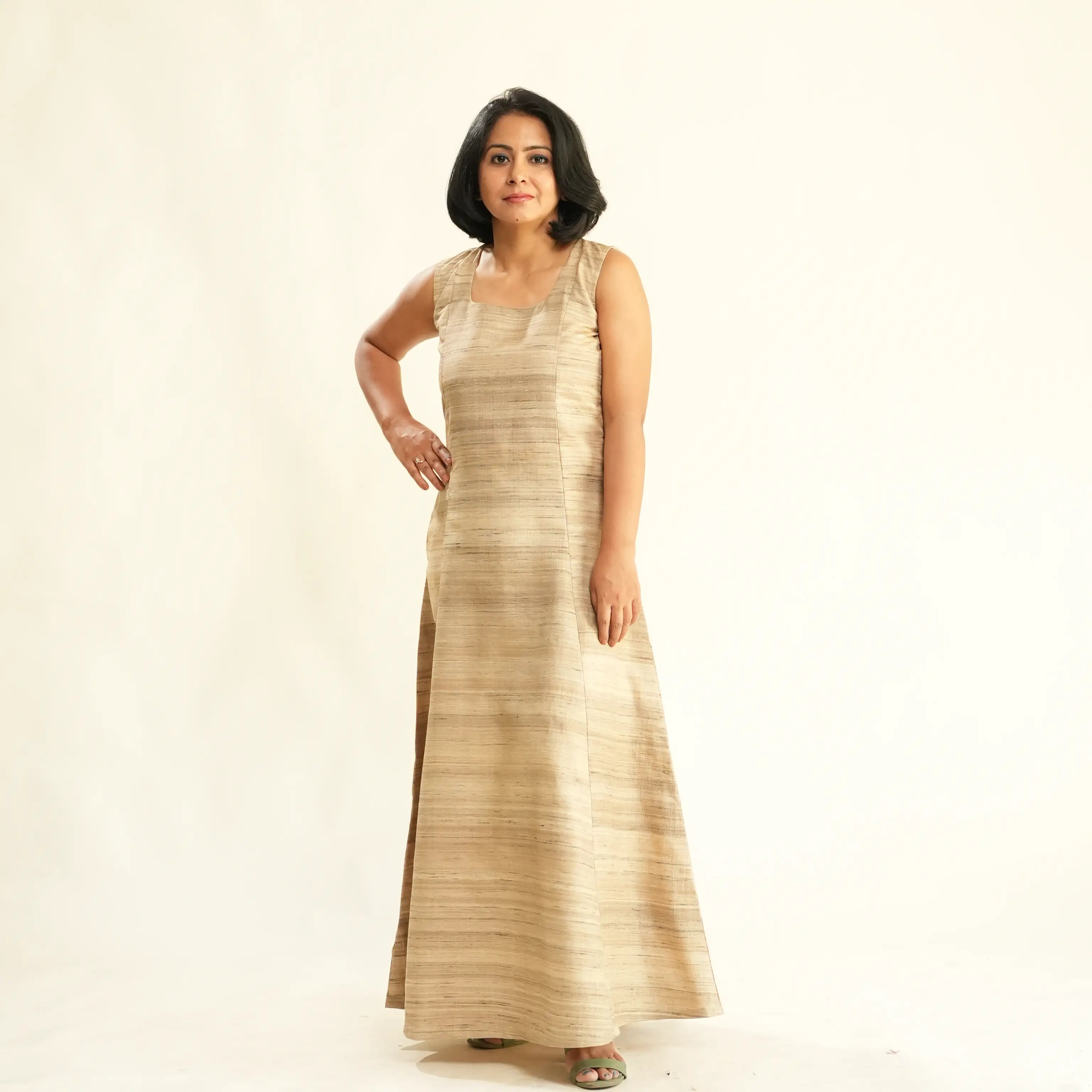 GEETHA SILK DRESS WITH KALI