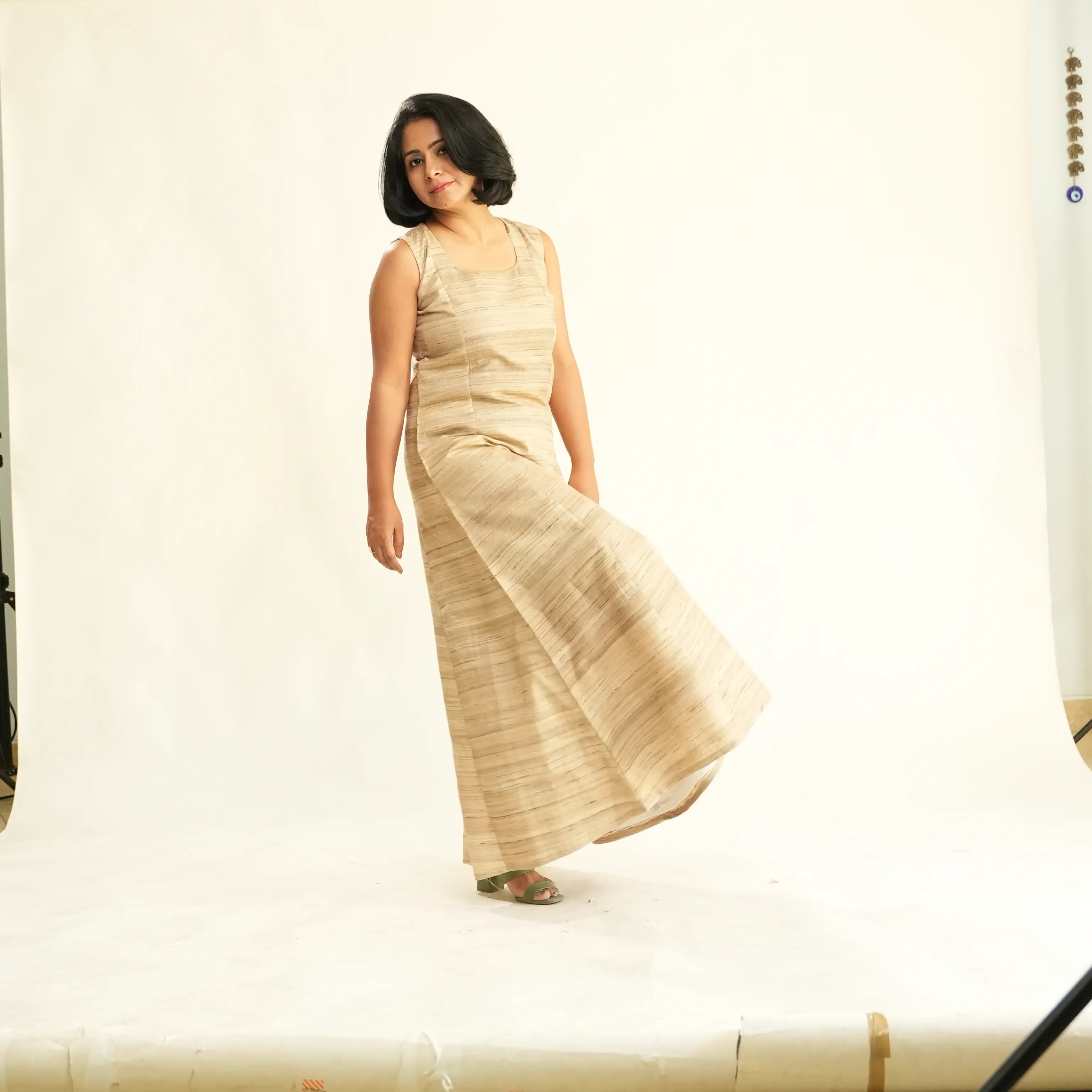 GEETHA SILK DRESS WITH KALI