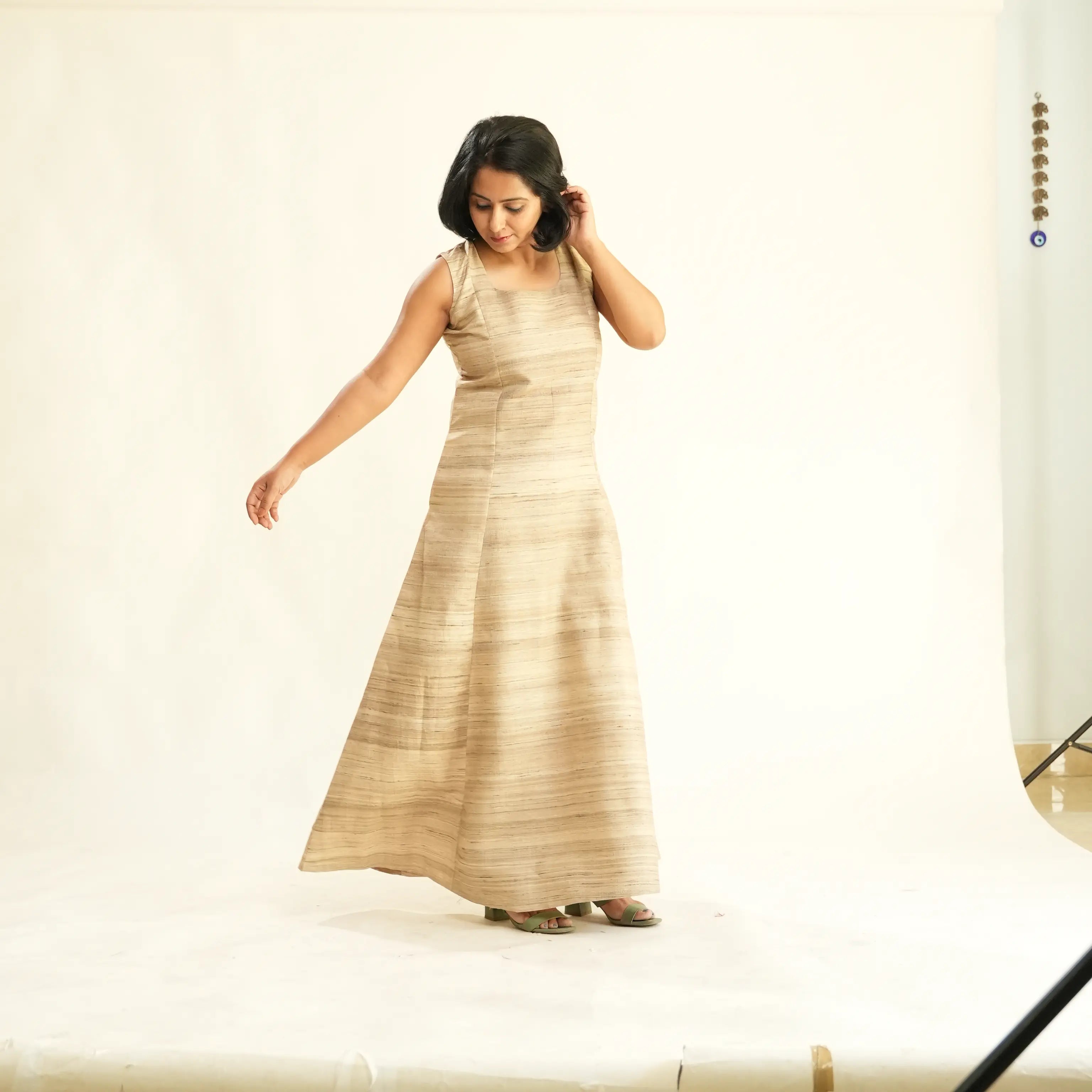 GEETHA SILK DRESS WITH KALI