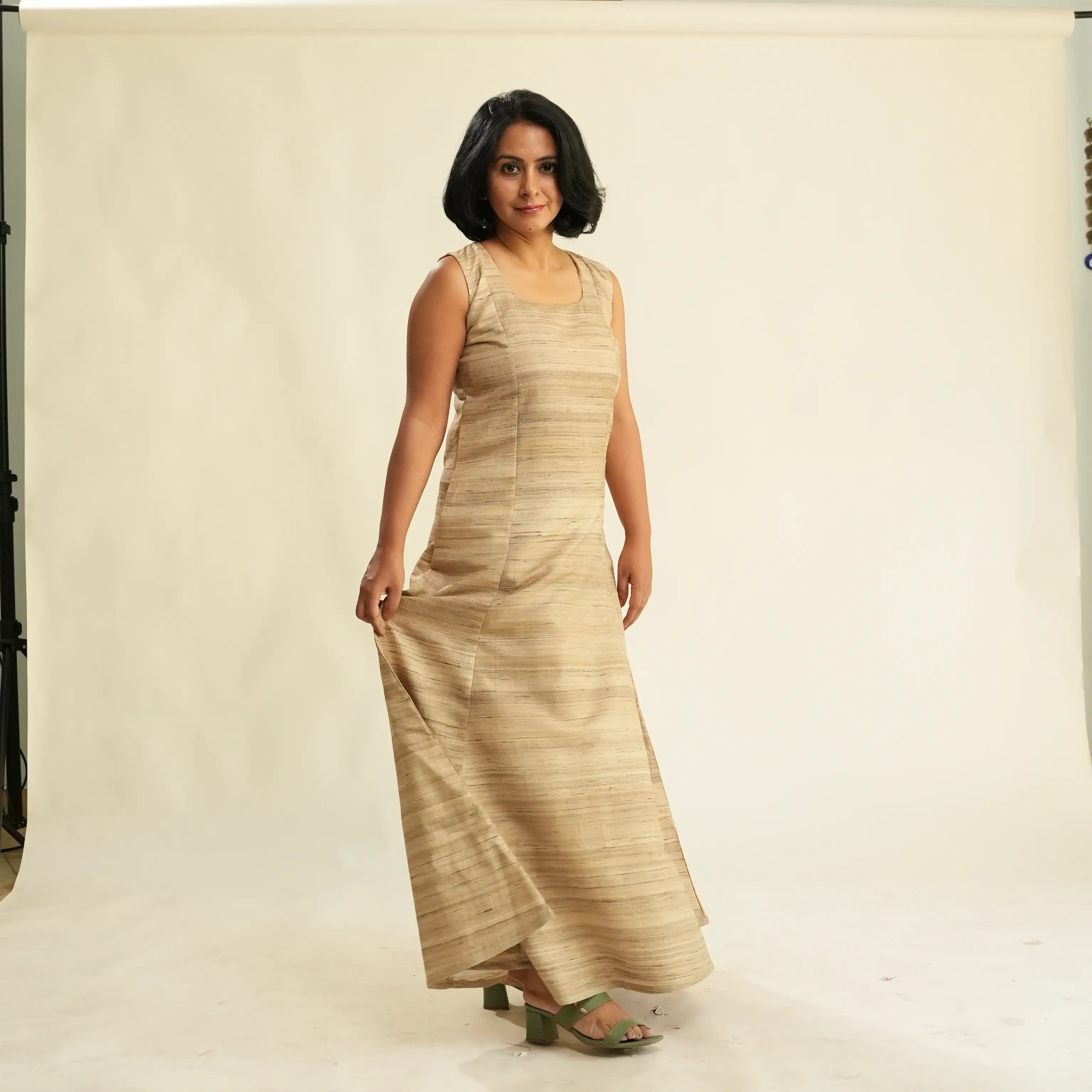 GEETHA SILK DRESS WITH KALI
