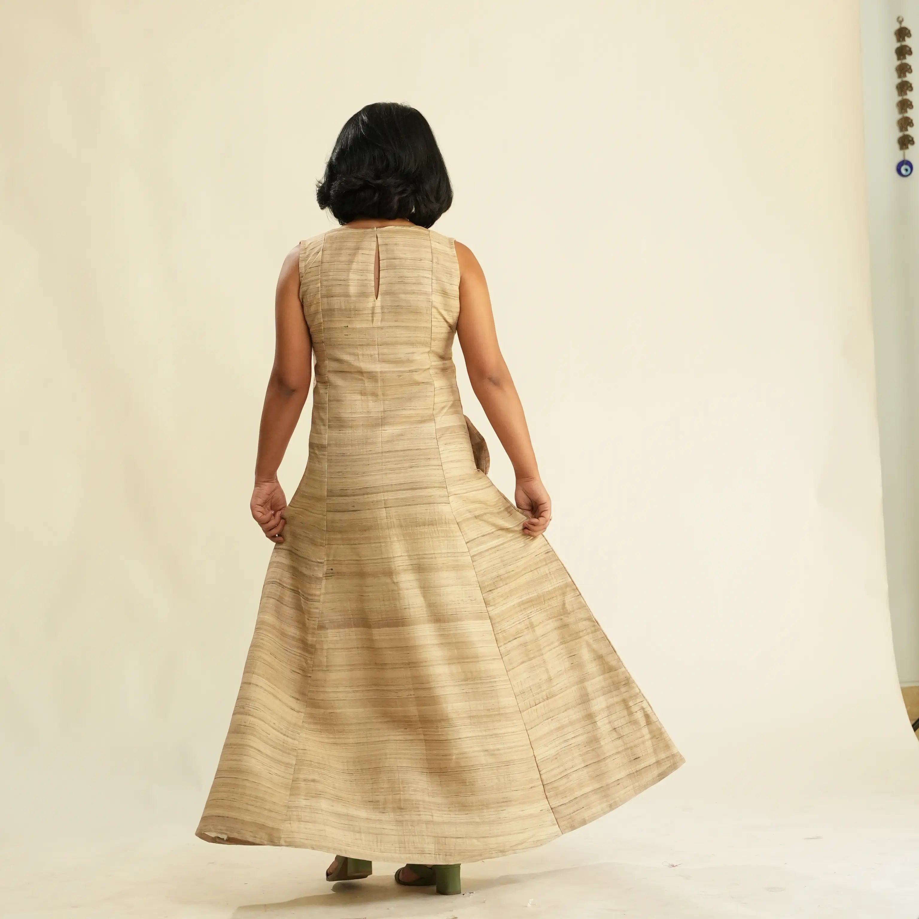 GEETHA SILK DRESS WITH KALI