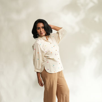LAMBADI SHISHA PUFF SLEEVE SHIRT