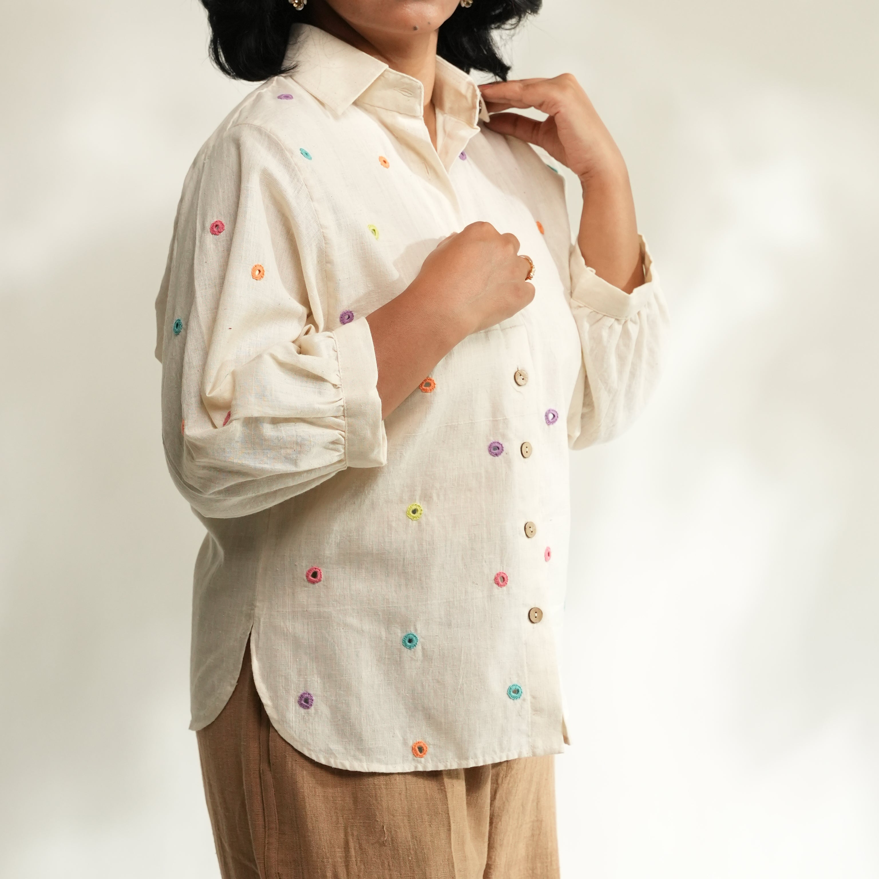 LAMBADI SHISHA PUFF SLEEVE SHIRT